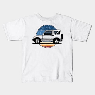 My drawing of the classic Japanese all-terrain 4x4 Kids T-Shirt